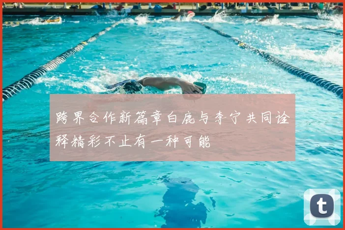 跨界合作新篇章白鹿与李宁共同诠释精彩不止有一种可能